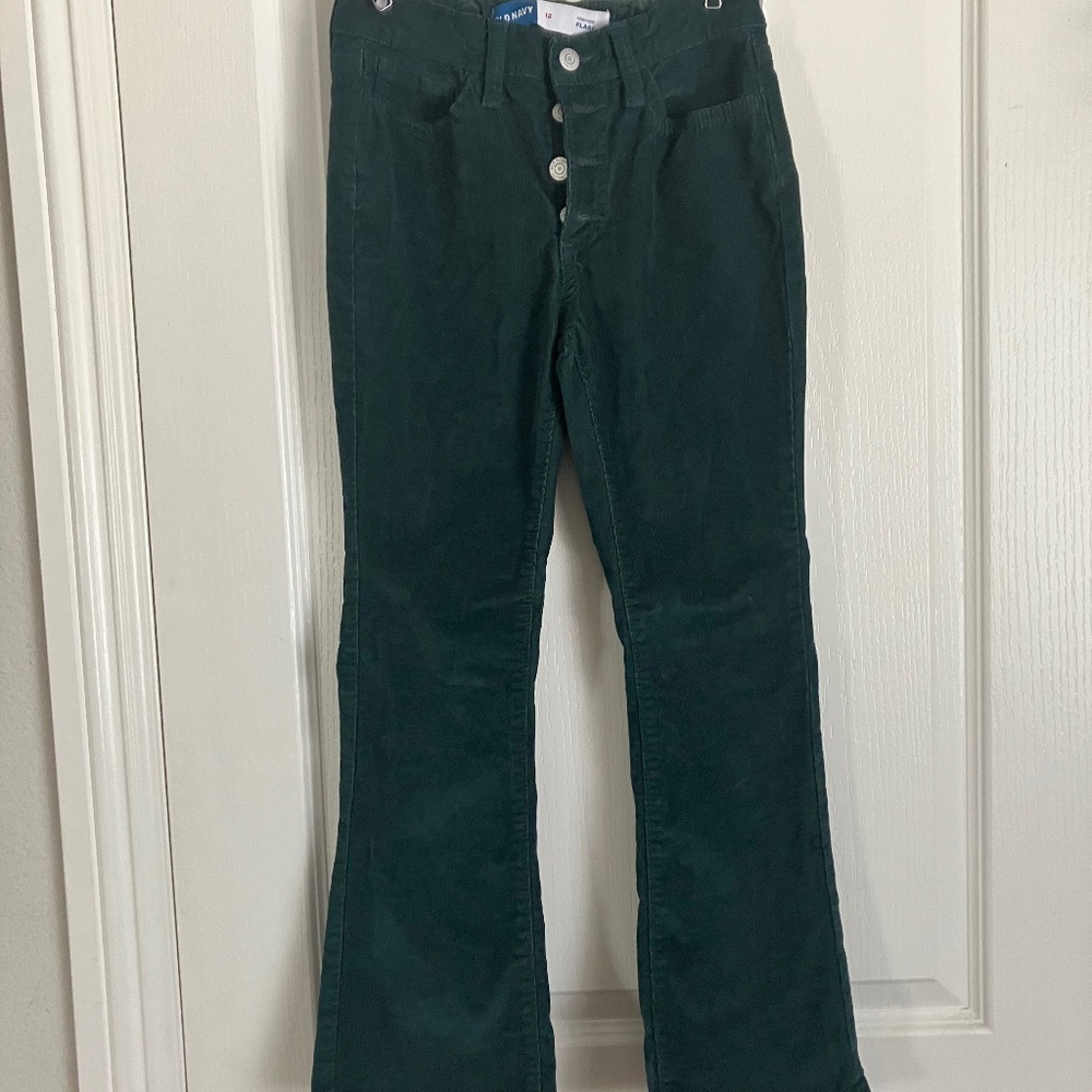 Girls old navy boot cut cords